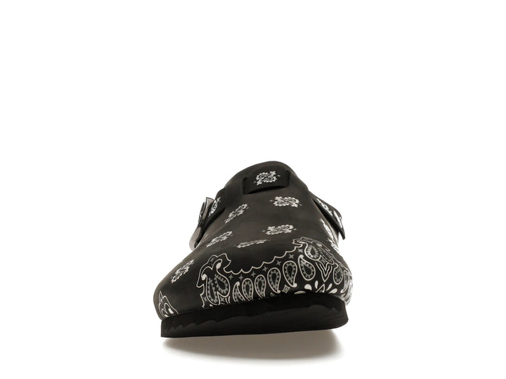 Bravest Studios Suede Paisley Clogs Black