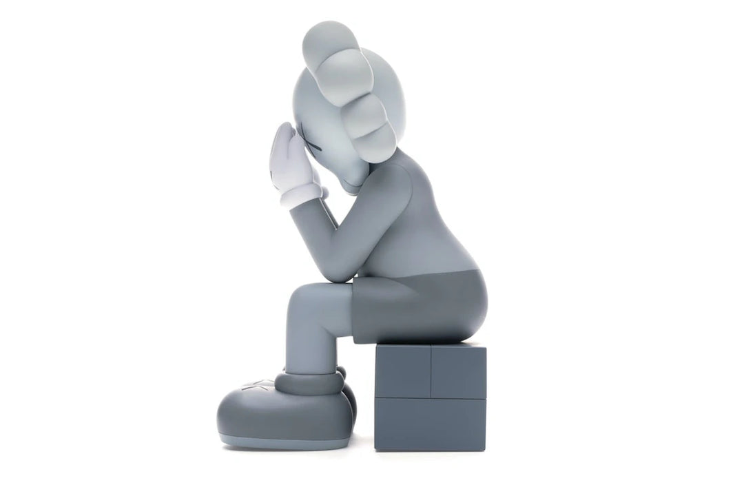 KAWS Passing Through Open Edition Vinyl Figure Grey