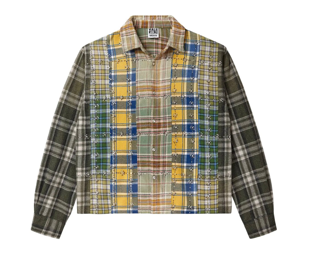 Vale Forever Earth Day Flannel 'Green/Patchwork'