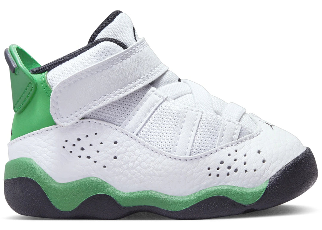Jordan 6 Rings White Black Lucky Green (TD)