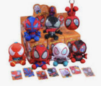 Hot Toys Cosbi Spider-Man Plush Keychain Sealed Case (Set of 6)