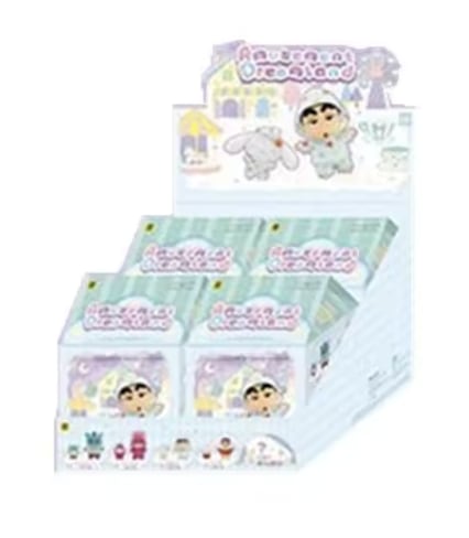 TOPTOY Cinnamoroll x Crayon Shinchan Amusement Dreamland Series Vinyl Pendant Doll Blind Box (Set of 4)