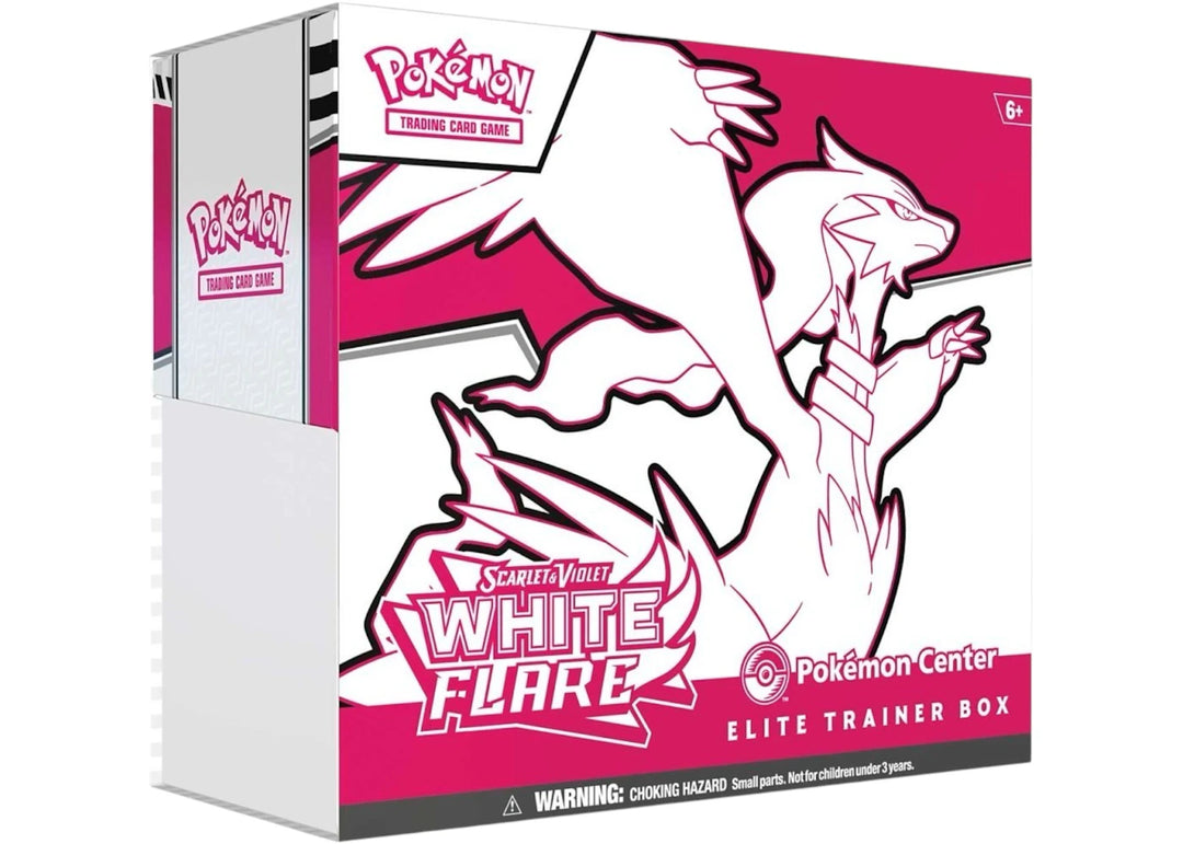 2025 Pokémon Scarlet &amp; Violet White Flare Pokemon Center Elite Trainer Box