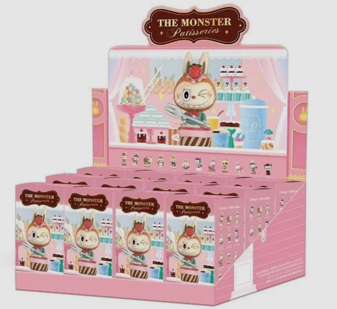 Pop Mart The Monster Labubu Patisseries Series Figures Blind Box Case (Set of 12)