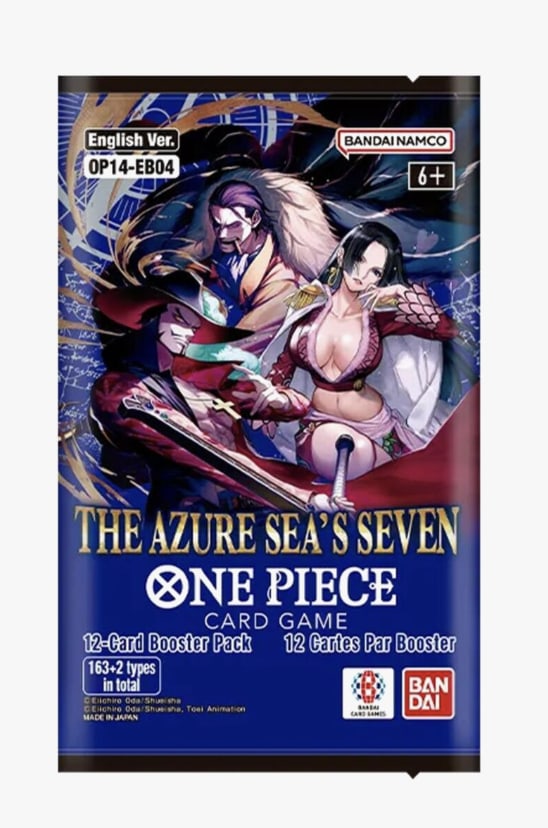 One Piece The Azure Sea's Seven Booster Pack - The Azure Sea's Seven (OP14)