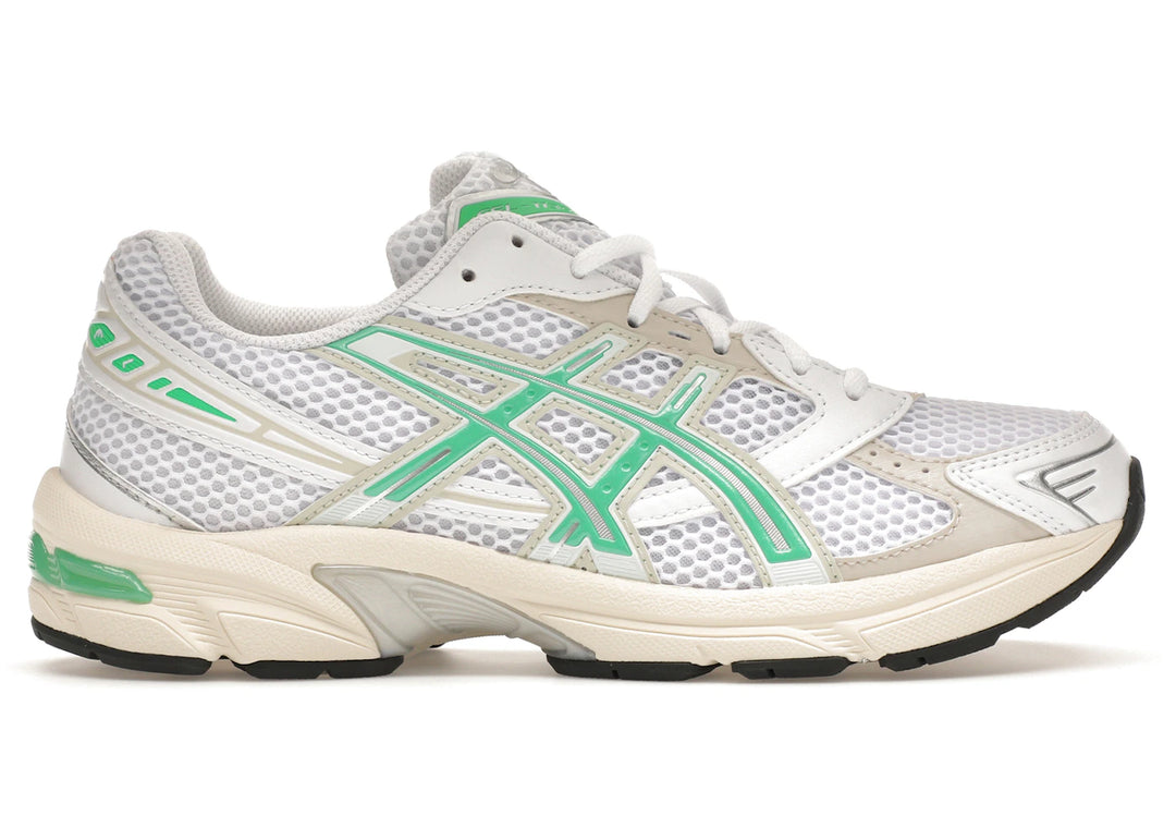 ASICS Gel-1130 White Malachite Green Off White Midsole (Women&