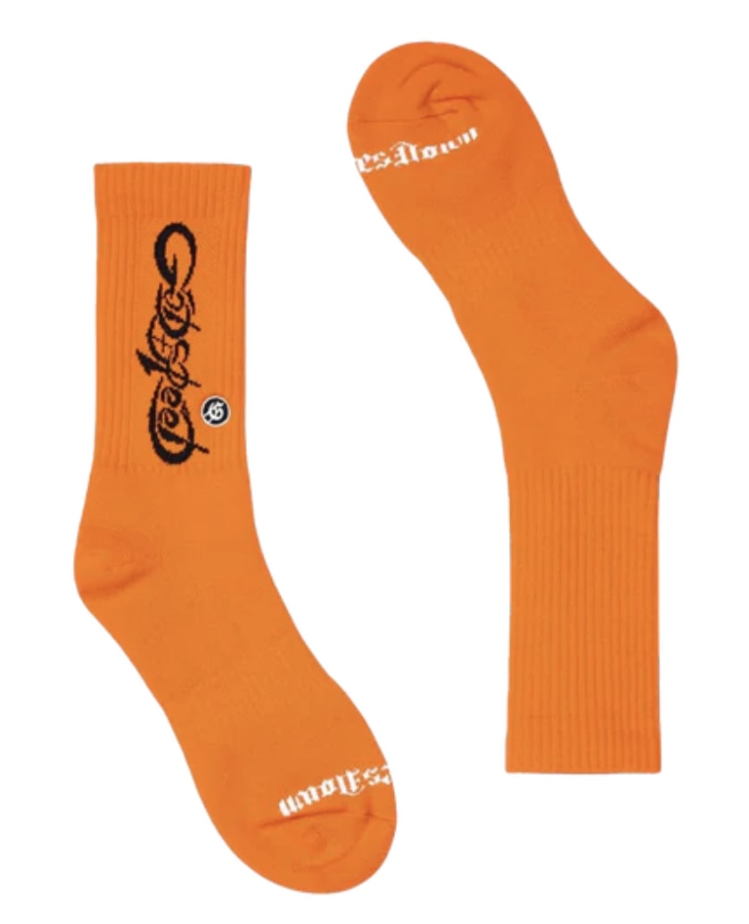 Godspeed New Age Logo Sock Orange
