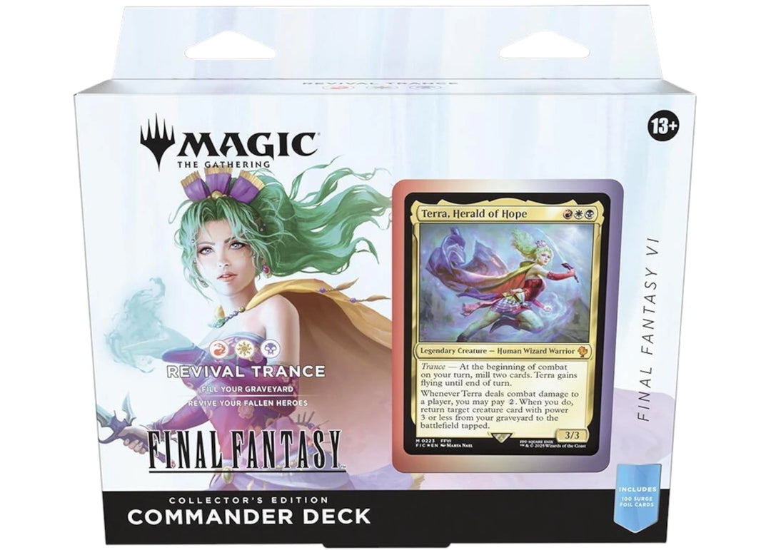 2025 Magic: The Gathering Final Fantasy Revival Trance Collector's Edition Commander Deck