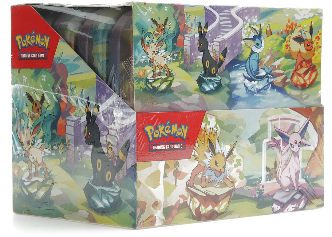 Pokémon Scarlet &amp; Violet Prismatic Evolutions 8 Tin Mini Display