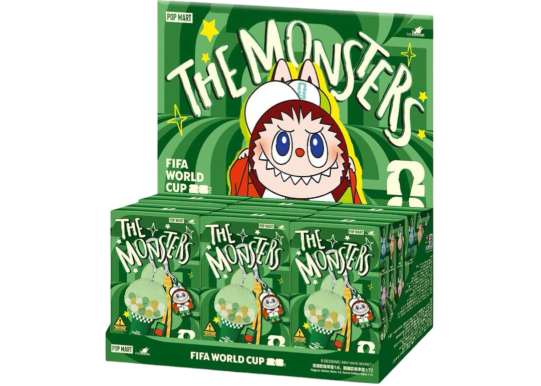 Pop Mart THE MONSTERS x FIFA SERIES Labubu Mini Pendant Light Sealed Case (6 Blind Box)