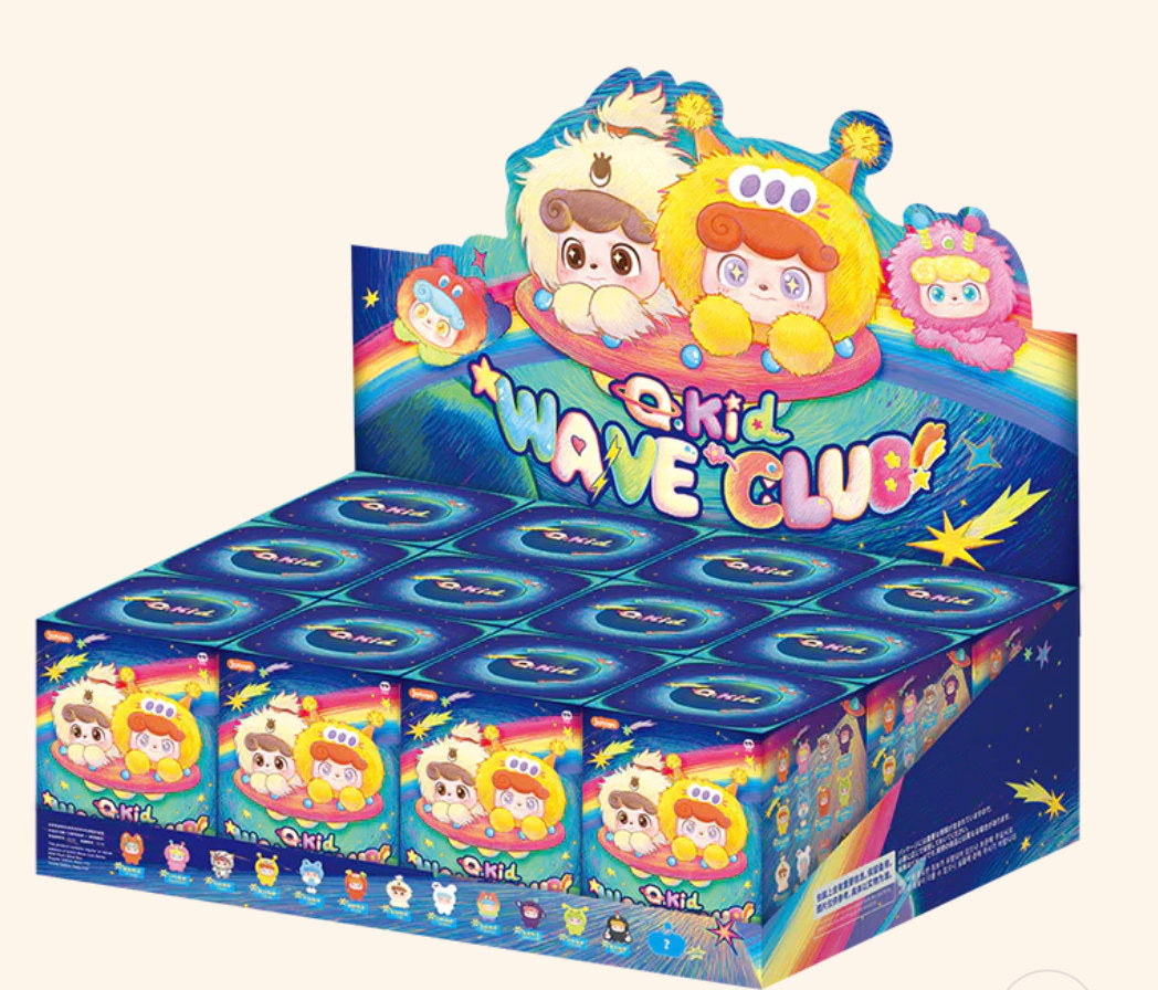 Q.Kid Wave Club Series MINI Plush Blind Box (Set of 12)