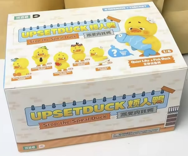 Upsetduck Stop the Spiral Duck Mini Figurine Series (Set of 6)