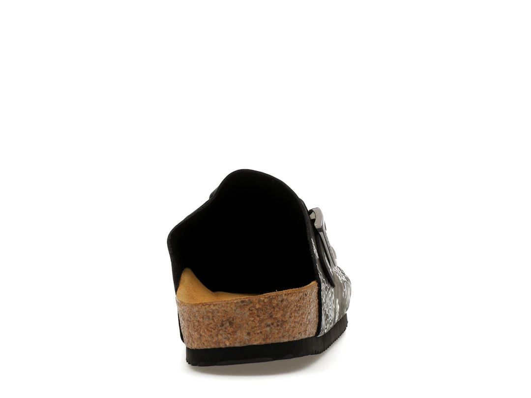 Bravest Studios Suede Paisley Clogs Black