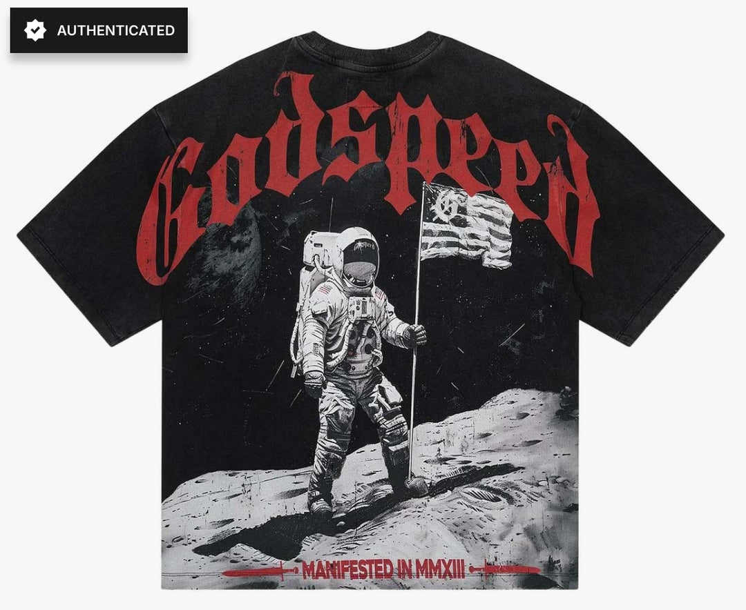 Godspeed Apollo 11 T-Shirt Black/Red