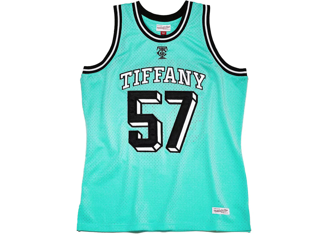 Tiffany &amp; Co. x NBA x Mitchell &amp; Ness Basketball Jersey Tiffany Blue/Black