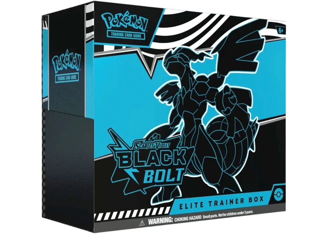 2025 Pokémon Scarlet &amp; Violet Black Bolt Elite Trainer Box