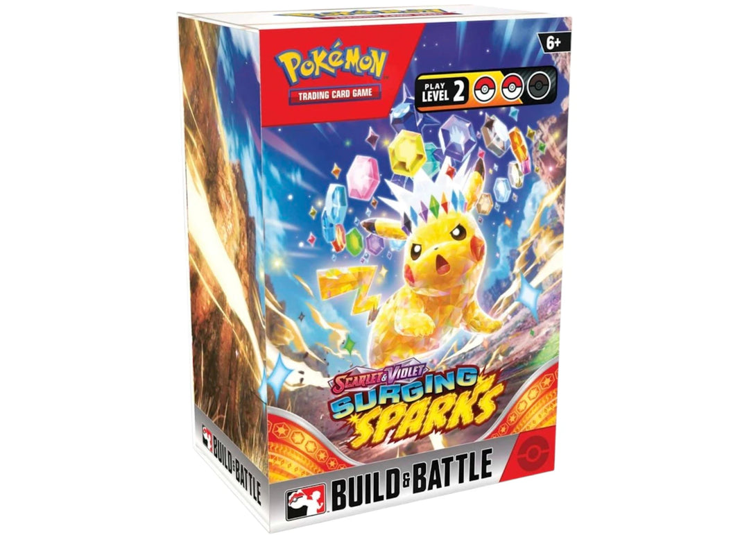 2024 Pokémon Scarlet &amp; Violet Surging Sparks Build &amp; Battle Box