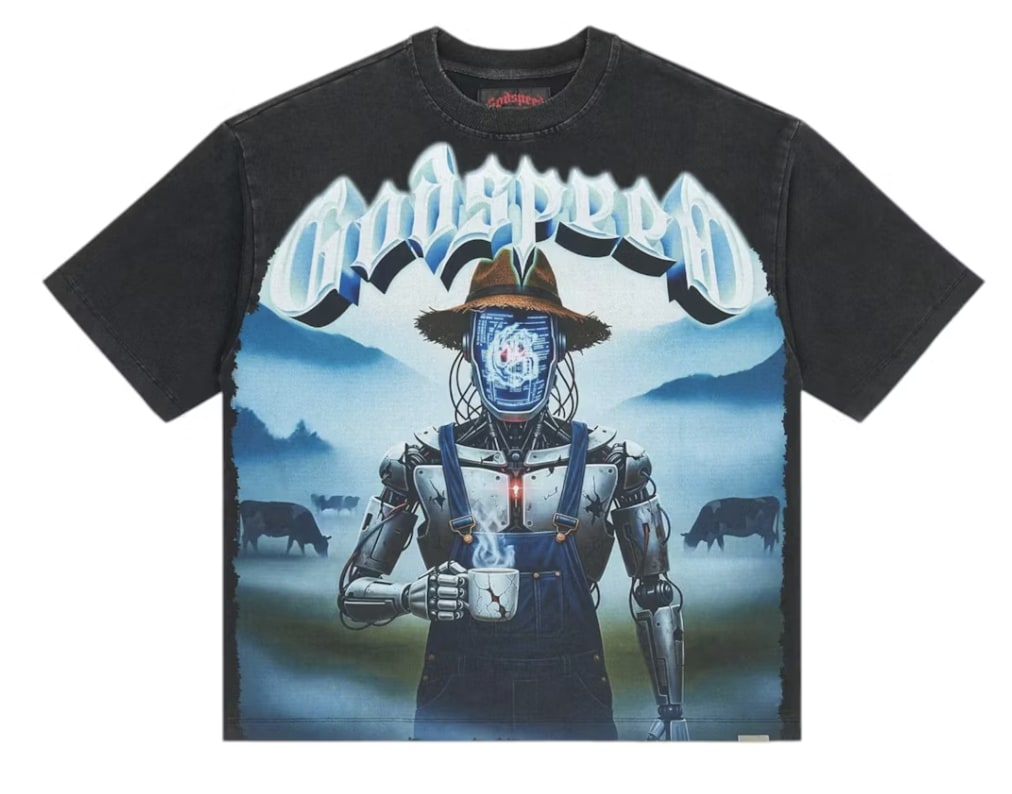 Godspeed Aura Farm T-shirt Black