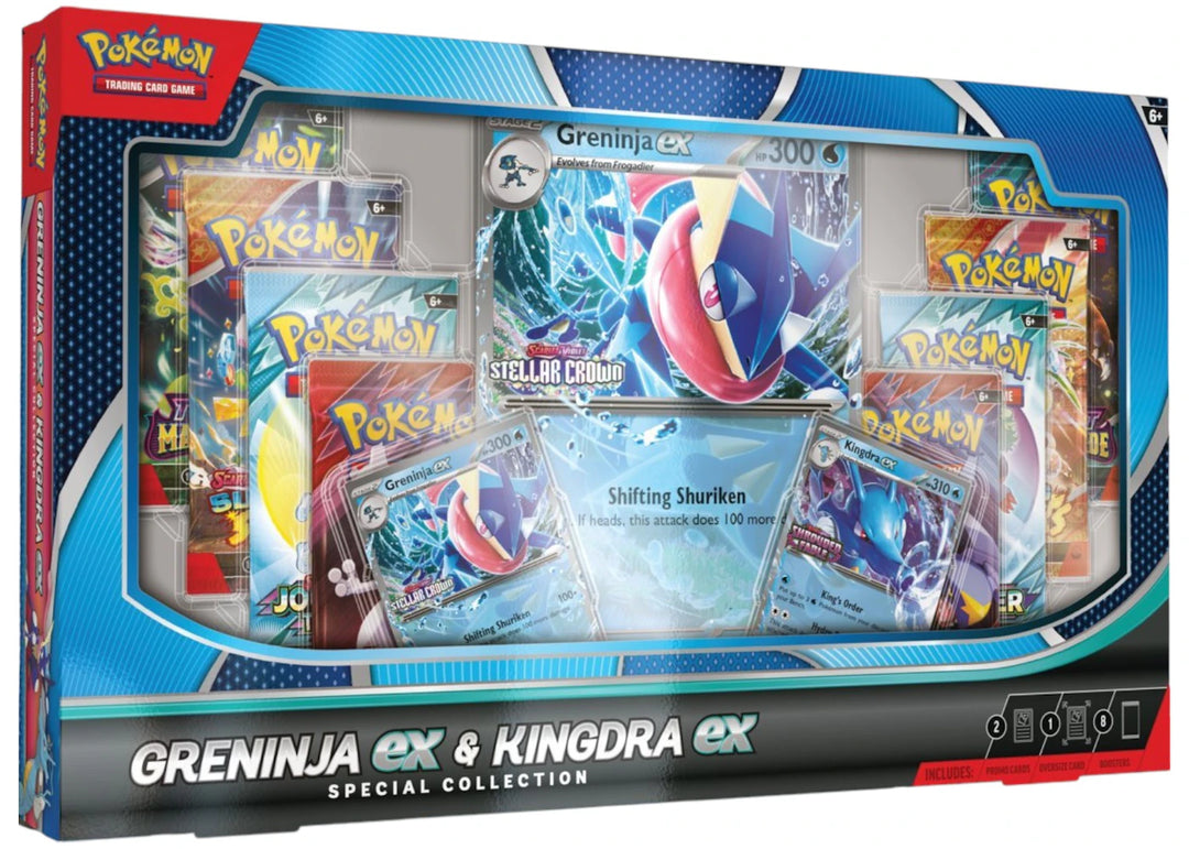 Pokémon Greninja &amp; Kingdra ex Special Collection Box
