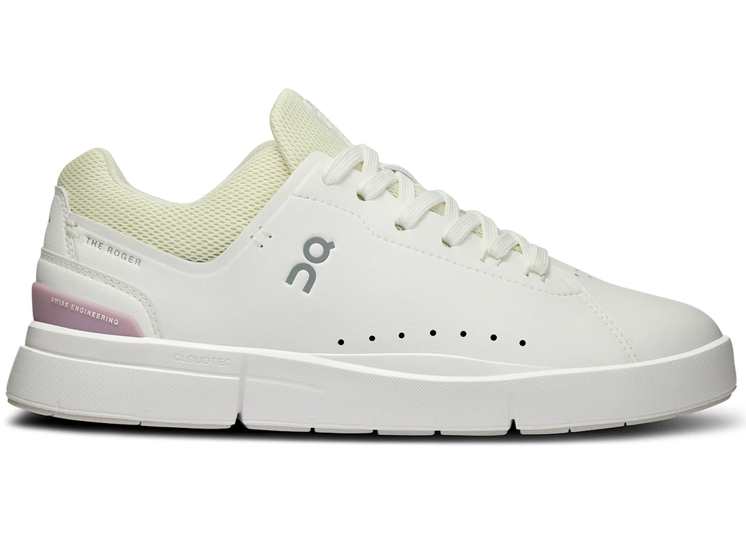 On The Roger Advantage White Mauve (Women&