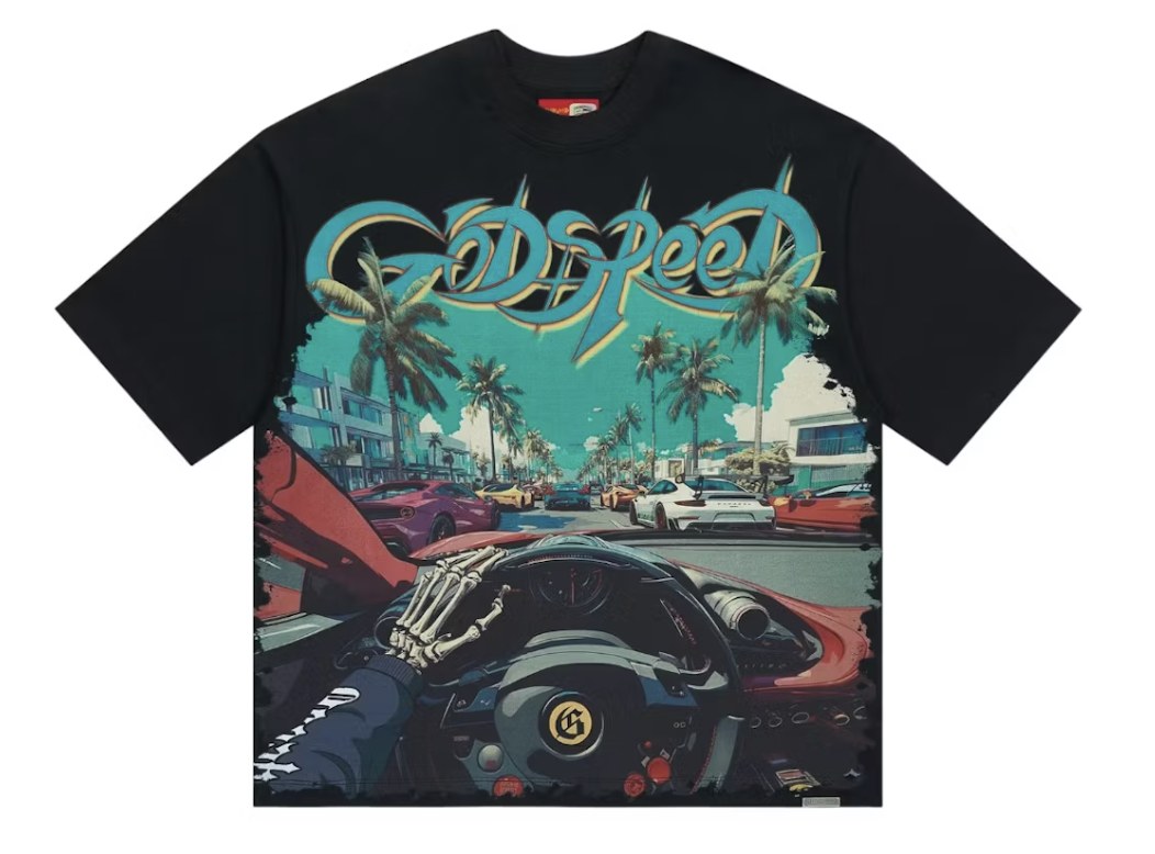 Godspeed Power Steering T-Shirt 'Black'
