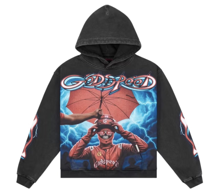 Godspeed Supreme Reign Hoodie Black Wash