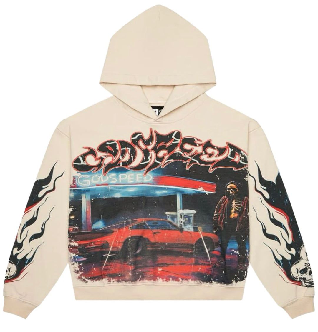 Godspeed Pitstop Hoodie Bone