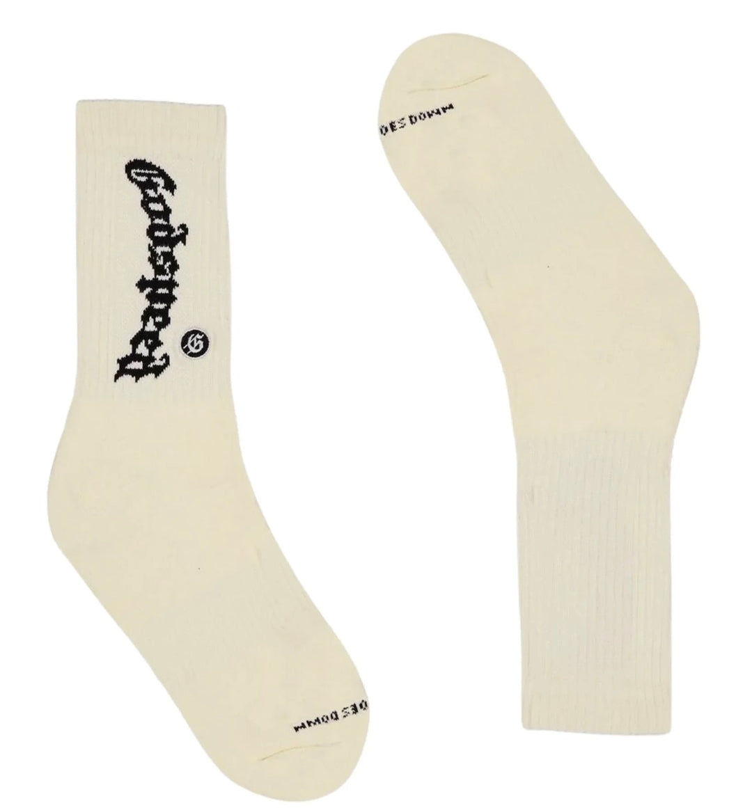GodSpeed New Age Logo Sock Bone