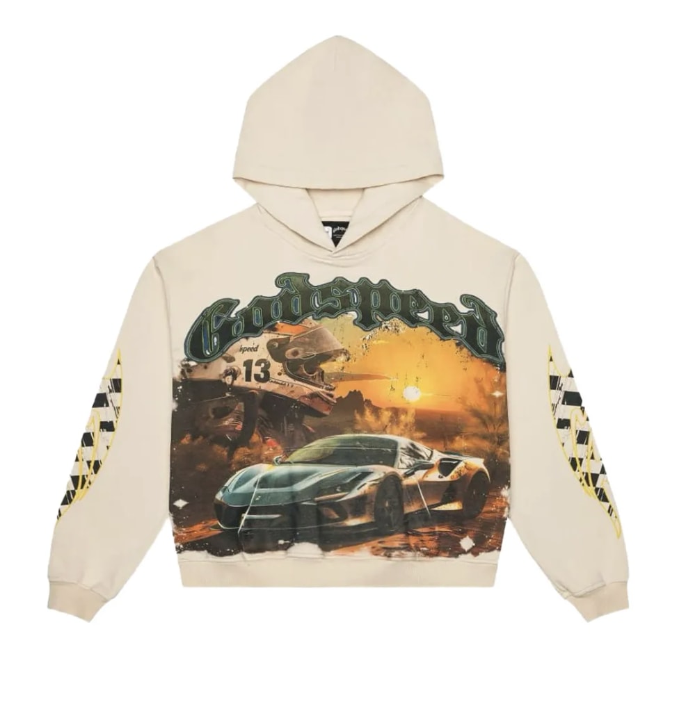 Godspeed Sunset Drift Hoodie Bone