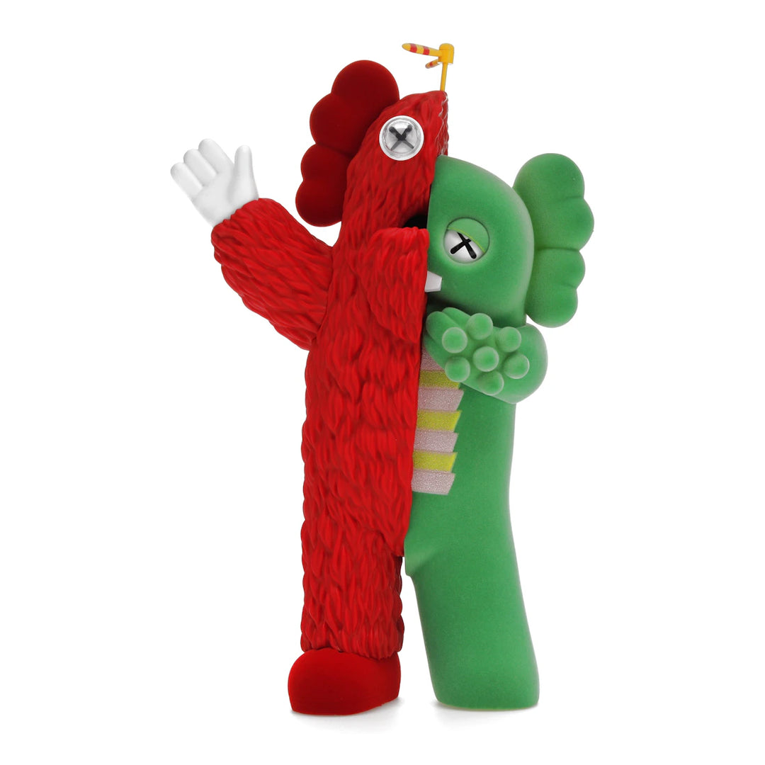 KAWS KACHAMUKKU Vinyl Figure Green/Red