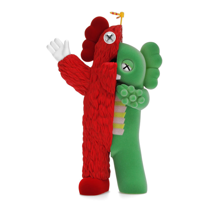 KAWS KACHAMUKKU Vinyl Figure Green/Red