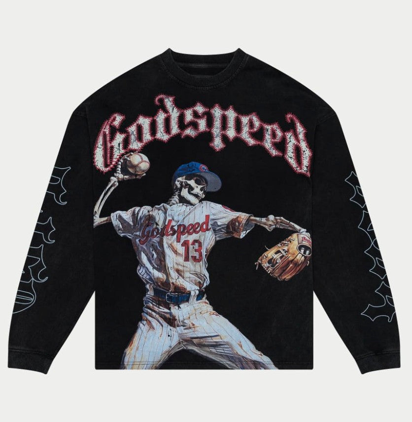 Godspeed Strike Out L/S T-Shirt Black