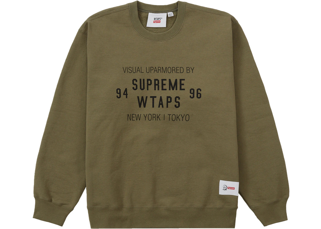 Supreme WTAPS Crewneck Light Olive