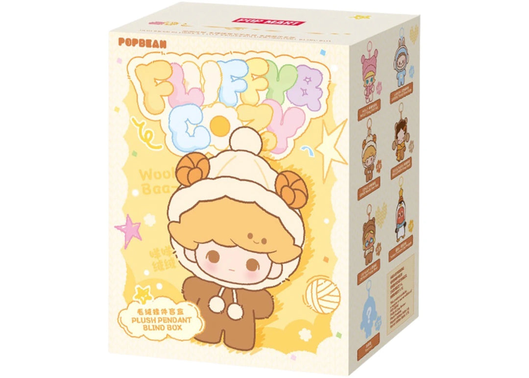 Pop Mart POP BEAN Fluffy &amp; Cozy Series Plush Pendant Single Blind Box