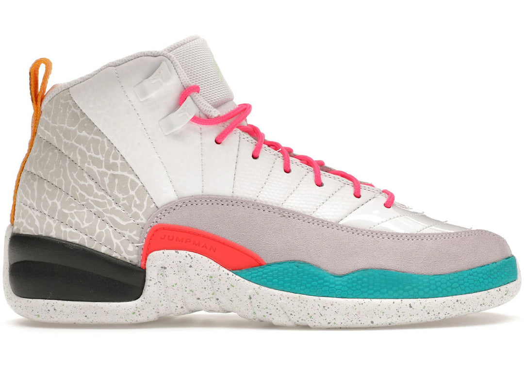 Jordan 12 Retro White Vapor Green (GS)
