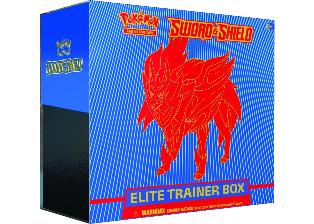 2020 Pokemon TCG Sword &amp; Shield Elite Trainer Box Zamazenta