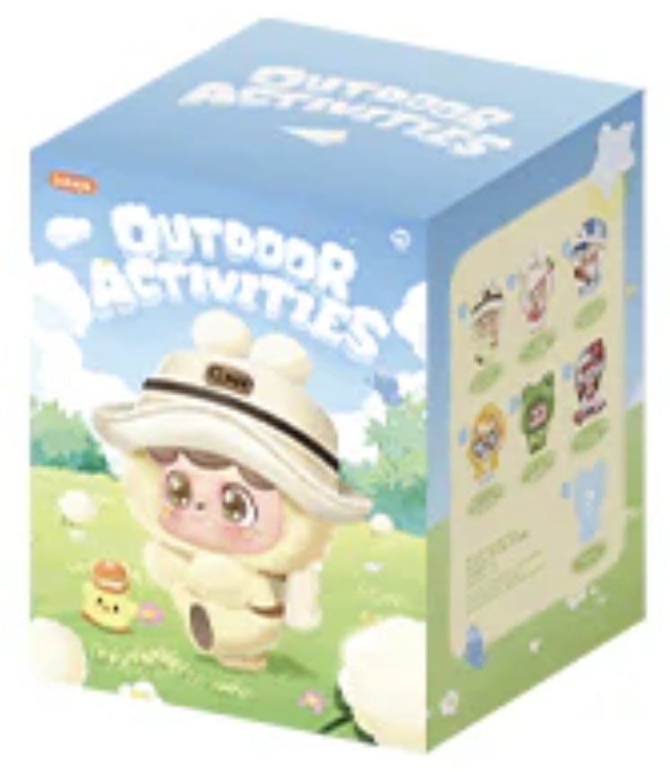 Q. Kid Outdoor Activities Series Figure Keychain Single Blind Box