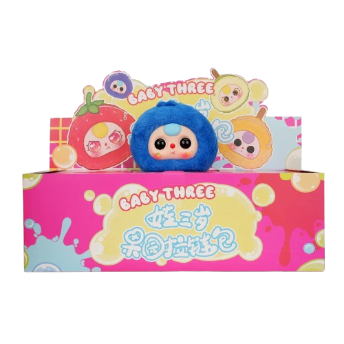 Baby Three Orchard Zipper Bag Plush Blind Box - 6 Blind Box