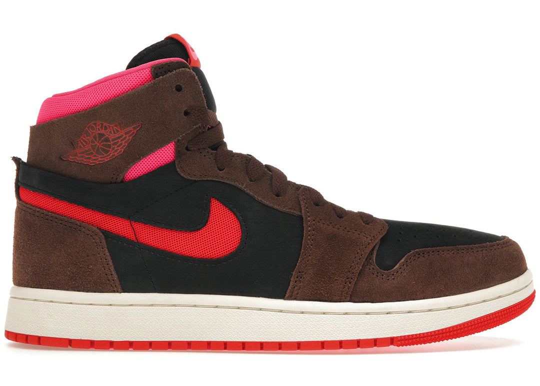 Jordan 1 High Zoom Air CMFT 2 Cacao Wow Picante Red (Women&