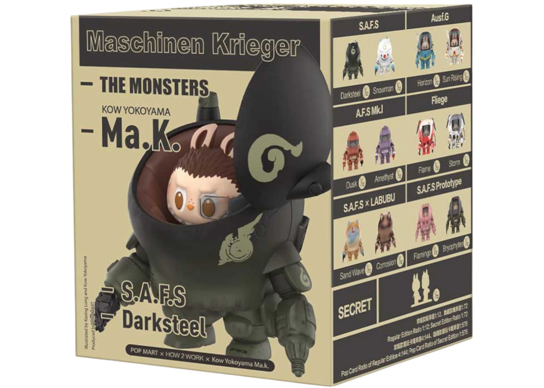 Pop Mart Labubu The Monsters x Kow Yokoyama MA.K.Series Figure Single Blind Box