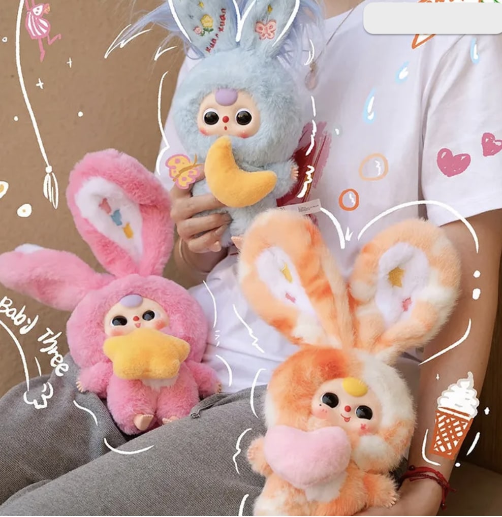 Baby Three Lily Rabbit Town V3 Plush Blind Box Sealed (Full Set Of 6)