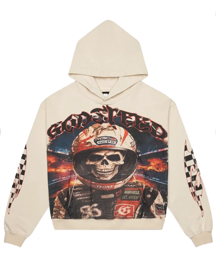 Godspeed Racer Goldie Hoodie Bone