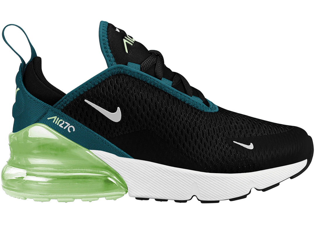 Nike Air Max 270 Black Bright Spruce Volt (PS)