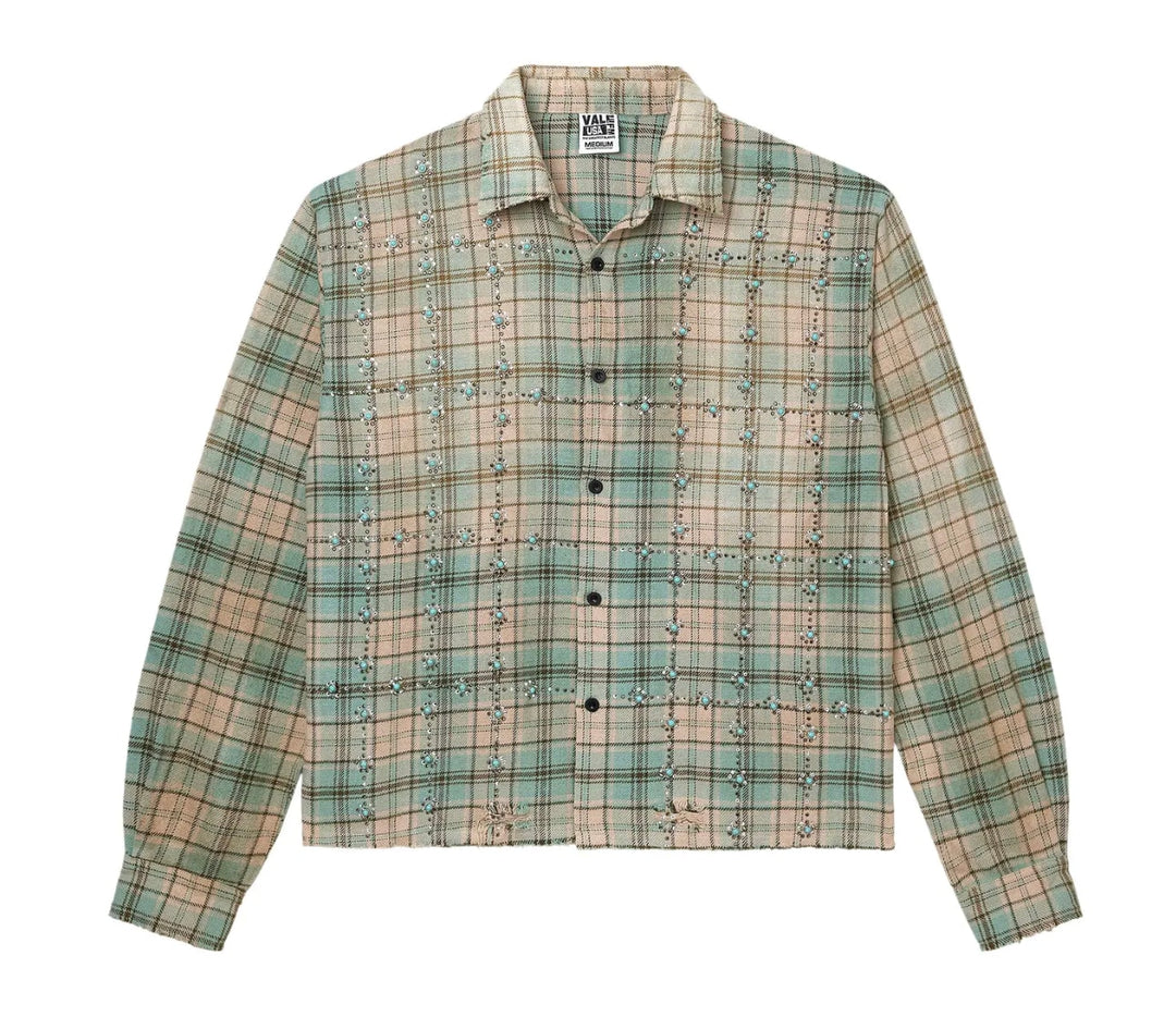 Vale Forever Little Gems Flannel 'Green'
