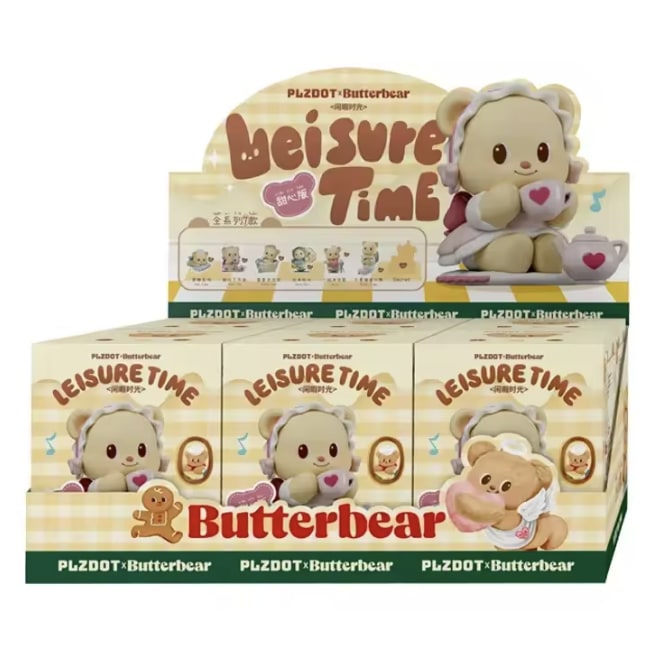 PLZDOT Butterbear Leisure Time Series Blind Box