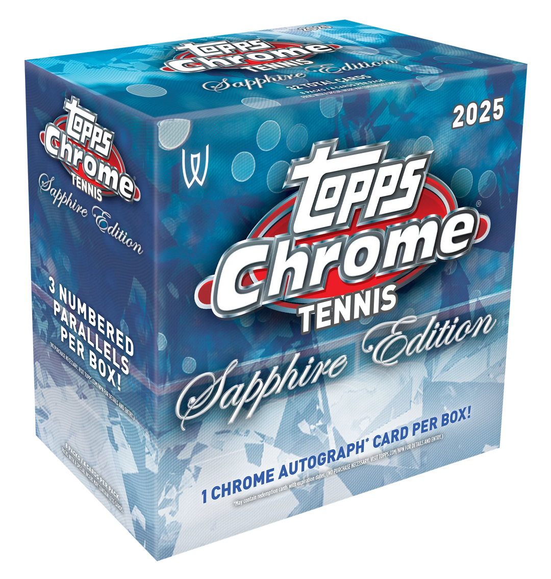2025 Topps Chrome Sapphire Edition Tennis Hobby Box
