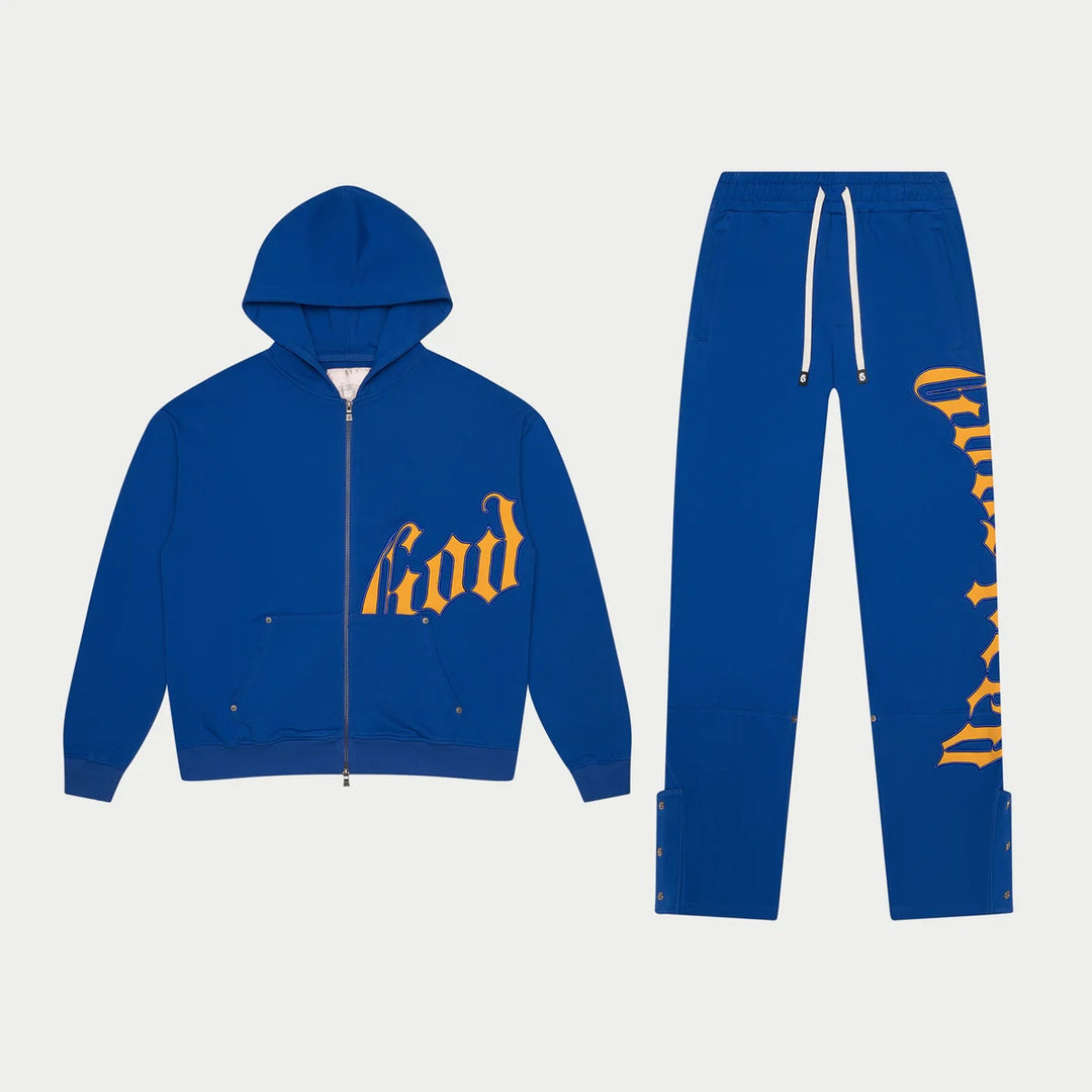 Godspeed OG Logo Sweatsuit Blue/Yellow