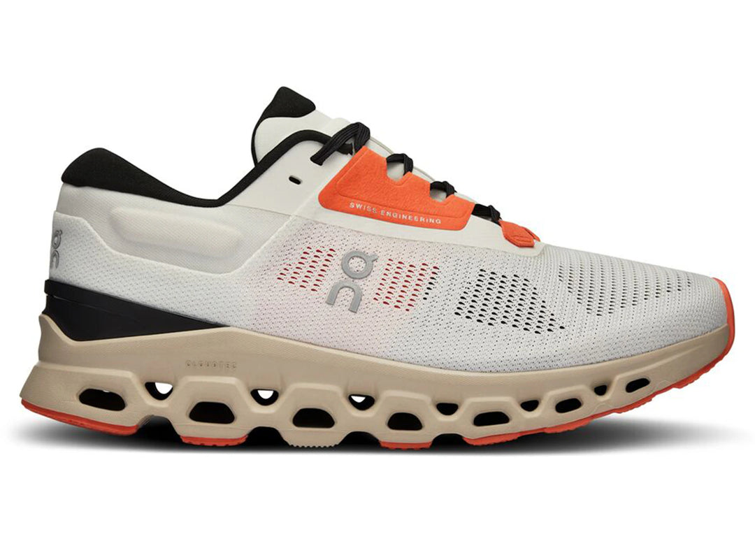 On CloudStratus 3 Undyed White Sand Orange (Women&