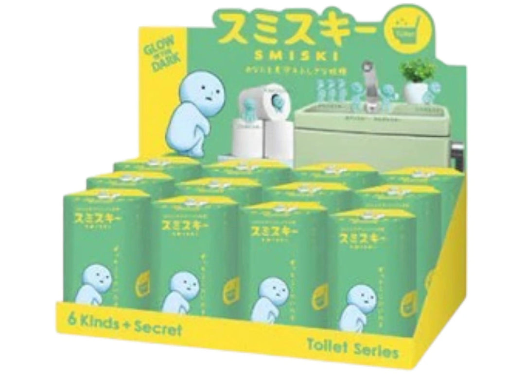 Smiski Hippers Decorative Glow Toilet Series Sealed Case (12 Blind Box)