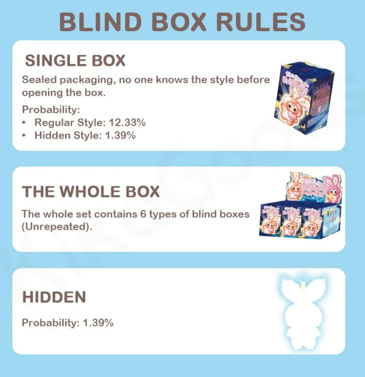 Baby Three Lily Rabbit Town V3 Plush Blind Box Sealed (Full Set Of 6)